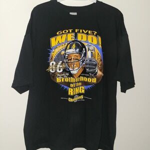 Hines Ward Got Five We Do Short Sleeve T-Shirt Men Size 2XL Pittsburgh Steelers
